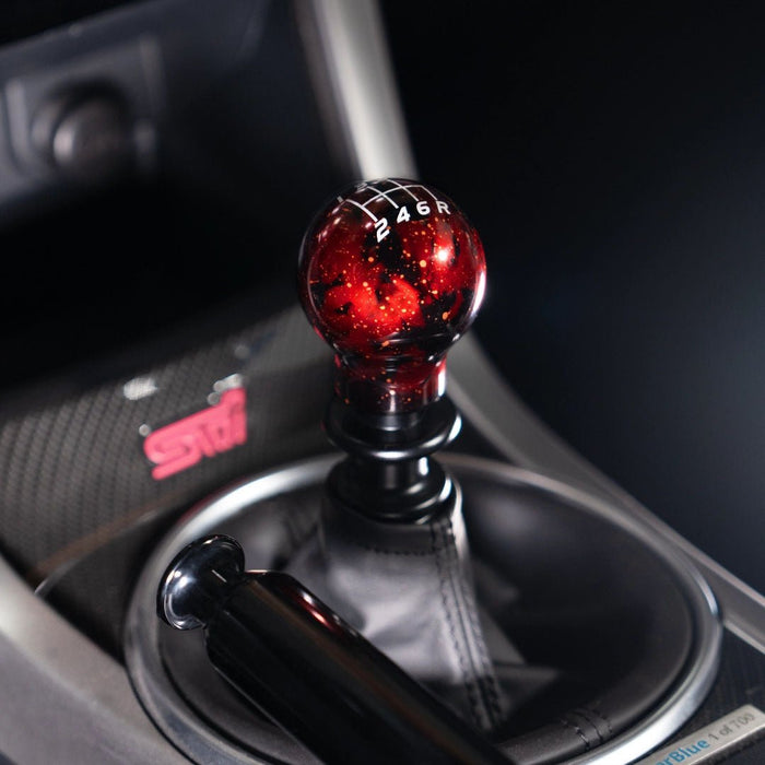 Billetworkz Cosmic Space 6 Speed Velocity Shift Knob Fits Most Subaru STI Models - BW-KNB-STI-VEL6-RC-SP - Subimods.com