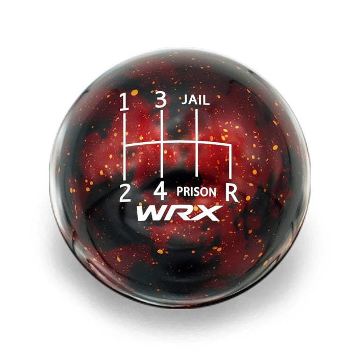 Billetworkz Cosmic Space 6 Speed WRX Jail - Prison Shift Knob Fits Most 15 - 25 Subaru WRX Models - BW-KNB-WRX6-WRX6JL-RC-SP - Subimods.com