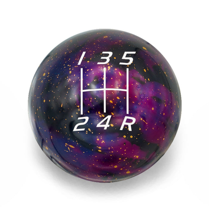 Billetworkz Cosmic Space Weighted Shift Knob 5 Speed Fits Most Subaru Models - BW-KNB-SUB5-VEL5-PC-AP - Subimods.com