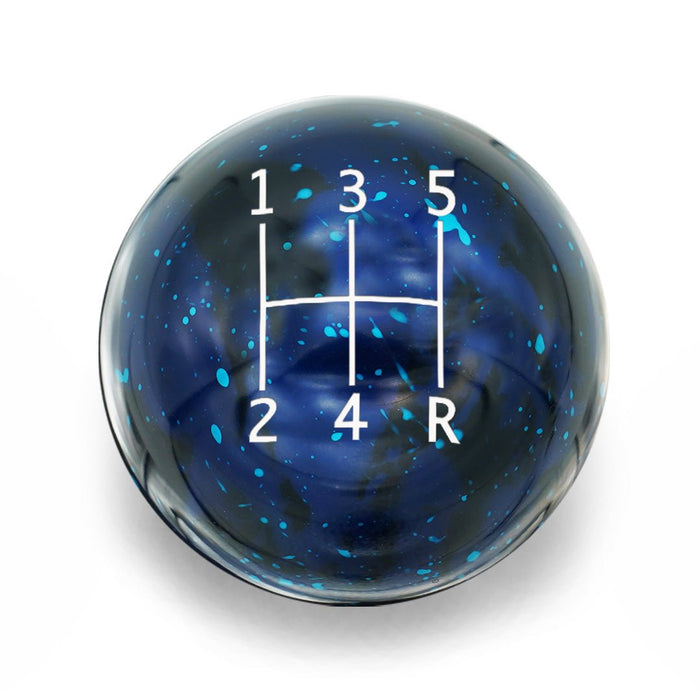 Billetworkz Cosmic Space Weighted Shift Knob 5 Speed Standard Engraving Fits Most Subaru Models - BW-KNB-SUB5-STD5-BC-SP - Subimods.com