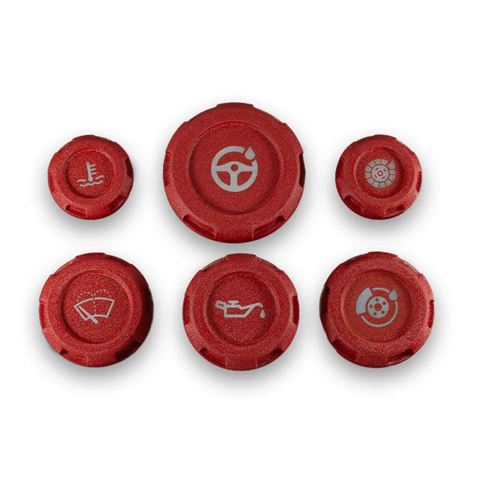 Billetworkz Engine Bay Cap Set 2008 - 2014 WRX / 2008 - 2014 STI - BW-EBCZ-SUB-GR-RWR-E - Subimods.com