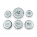 Billetworkz Engine Bay Cap Set 2008 - 2014 WRX / 2008 - 2014 STI - BW-EBCZ-SUB-GR-WHT-E - Subimods.com