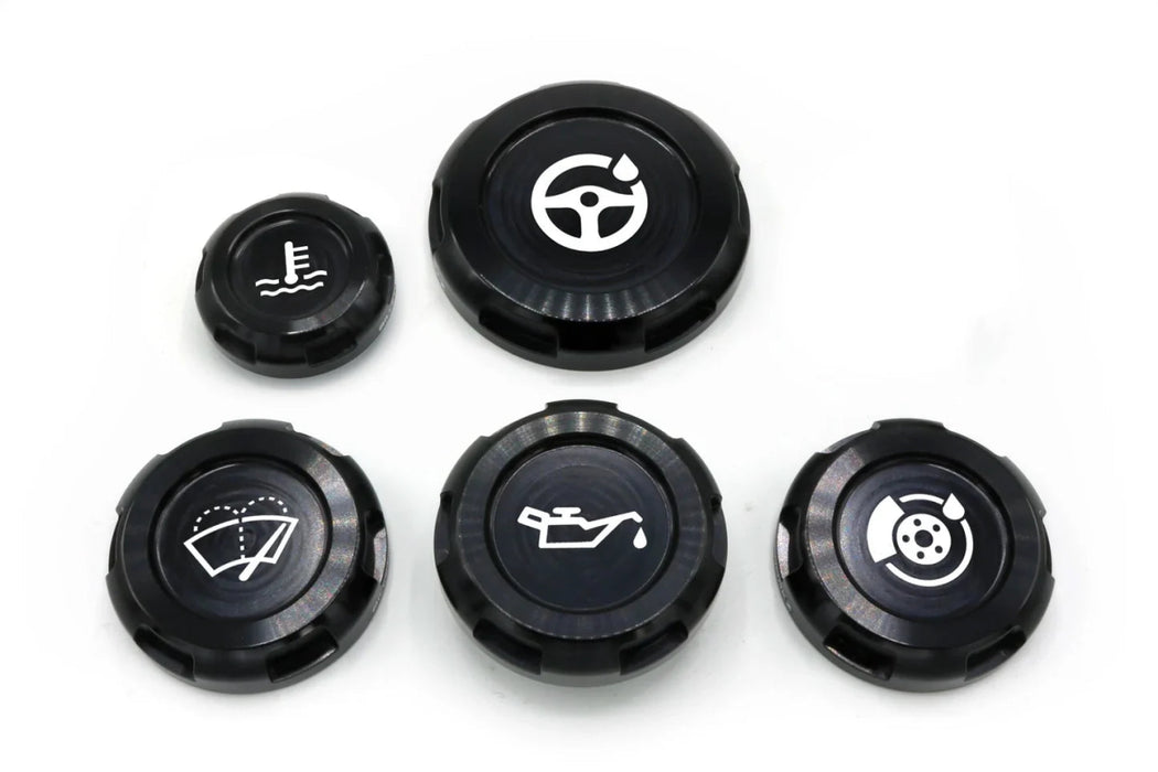 Billetworkz Engine Bay Cap Set 2015 - 2021 STI - BW-EBCZ-SUB-VASTI-BLK-E - Subimods.com
