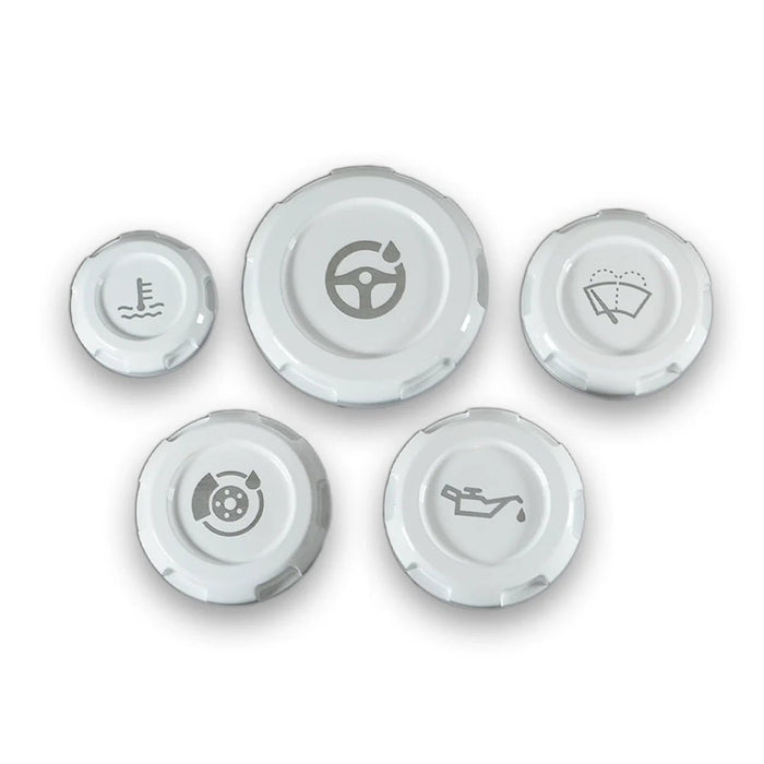 Billetworkz Engine Bay Cap Set 2015 - 2021 STI - BW-EBCZ-SUB-VASTI-WHT-E - Subimods.com