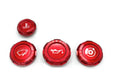 Billetworkz Engine Bay Cap Set 2015 - 2025 WRX - BW-EBCZ-SUB-VAWRX-RED-E - Subimods.com