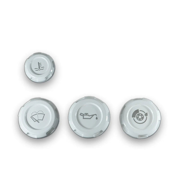 Billetworkz Engine Bay Cap Set 2015 - 2025 WRX - BW-EBCZ-SUB-VAWRX-WHT-E - Subimods.com