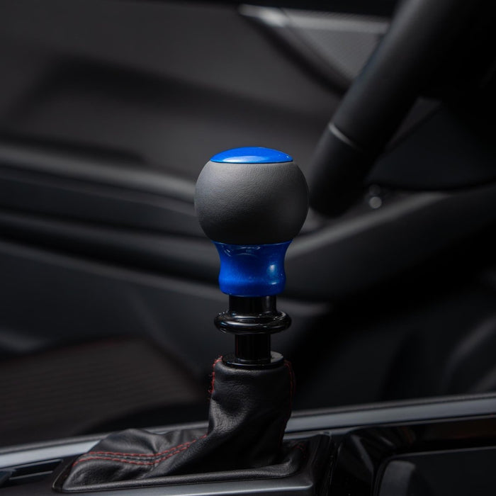 Billetworkz Fusion Automatic Shifter Fits Most Subaru CVT Models - Black / Blue / Red - BW-KNB-SUBAU-NO-CBLU-FUL-PD-WB-BLK - Subimods.com
