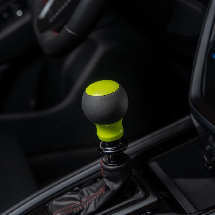 Billetworkz Fusion Automatic Shifter Fits Most Subaru CVT Models - Black / Blue / Red - BW-KNB-SUBAU-NO-NYEL-FUL-PD-WB-BLK - Subimods.com