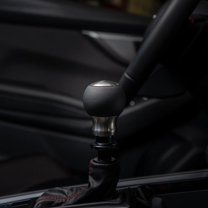 Billetworkz Fusion Automatic Shifter Fits Most Subaru CVT Models - Black / Blue / Red - BW-KNB-SUBAU-NO-POL-FUL-PD-WB-BLK - Subimods.com