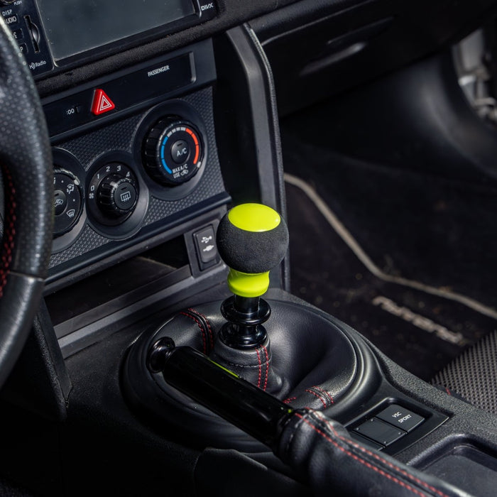 Billetworkz Fusion Weighted Shift Knob 13 - 21 Subaru BRZ / Scion FR - S / Toyota 86 (6 - Speed) - BW-KNB-BRZ1-NO-NYEL-FUA - Subimods.com