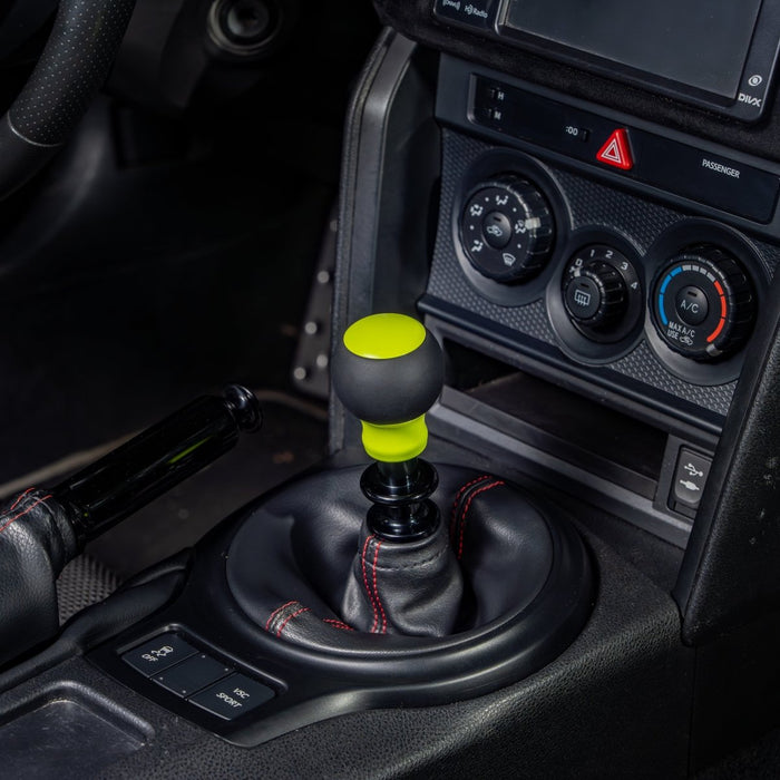 Billetworkz Fusion Weighted Shift Knob 13 - 21 Subaru BRZ / Scion FR - S / Toyota 86 (6 - Speed) - BW-KNB-BRZ1-NO-NYEL-FUL - Subimods.com
