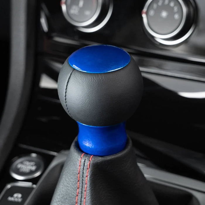 Billetworkz Fusion Weighted Shift Knob Subaru 5 - Speed w/ Alcantara or Leather Wrap - BW-KNB-SUB5-NO-CBLU-FUL - Subimods.com