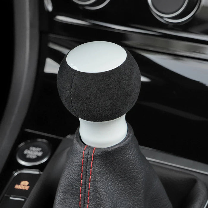 Billetworkz Fusion Weighted Shift Knob Subaru 5 - Speed w/ Alcantara or Leather Wrap - BW-KNB-SUB5-NO-GWHT-FUA - Subimods.com