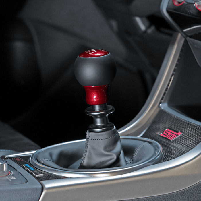 Billetworkz Fusion Weighted Shift Knob Subaru 6 - Speed Fits Most Subaru Models w/ Alcantara or Leather Wrap - BW-KNB-SUB6-NO-CRED-FUL - Subimods.com