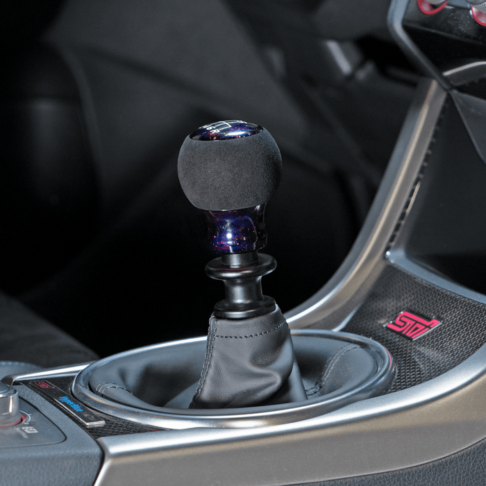 Billetworkz Fusion Weighted Shift Knob Subaru 6 - Speed Fits Most Subaru Models w/ Alcantara or Leather Wrap - BW-KNB-SUB6-NO-PC-FUA - Subimods.com