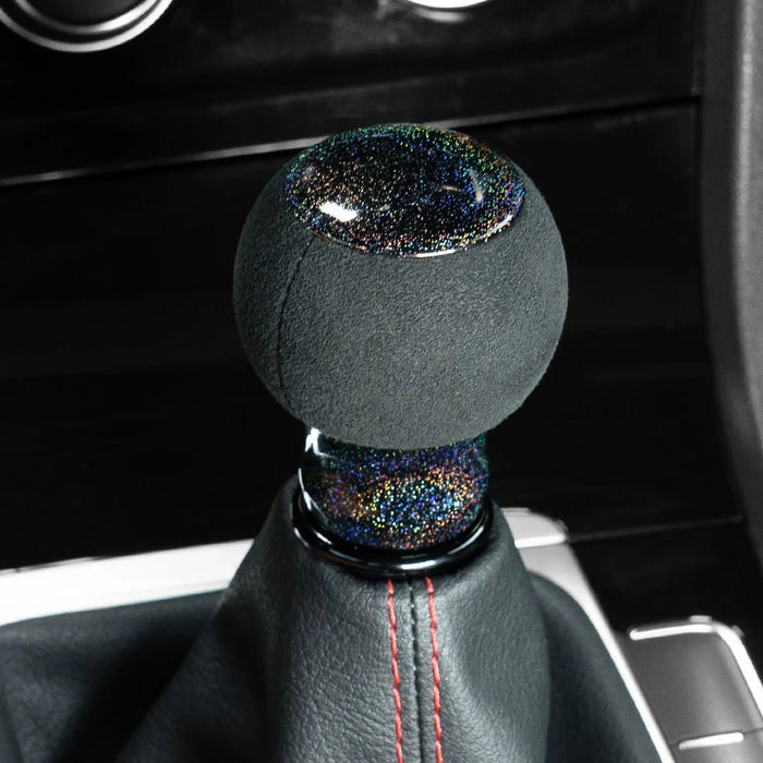 Billetworkz Fusion Weighted Shift Knob Subaru 6 - Speed Fits Most Subaru Models w/ Alcantara or Leather Wrap - BW-KNB-SUB6-NO-RBSP-FUA - Subimods.com