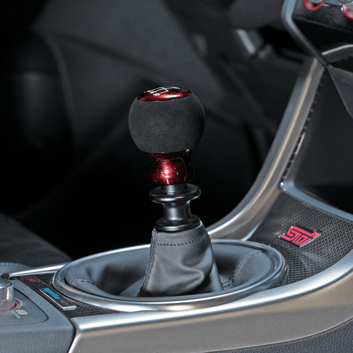 Billetworkz Fusion Weighted Shift Knob Subaru 6 - Speed Fits Most Subaru Models w/ Alcantara or Leather Wrap - BW-KNB-SUB6-NO-RC-FUA - Subimods.com