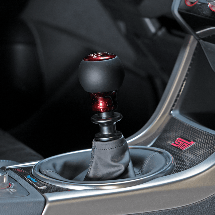 Billetworkz Fusion Weighted Shift Knob Subaru 6 - Speed Fits Most Subaru Models w/ Alcantara or Leather Wrap - BW-KNB-SUB6-NO-RC-FUL - Subimods.com
