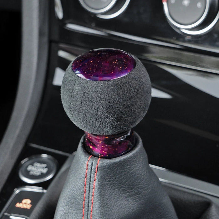 Billetworkz Fusion Weighted Shift Knob Subaru WRX 5 - Speed w/ Alcantara or Leather Wrap - BW-KNB-WRX5-NO-PC-FUA - Subimods.com