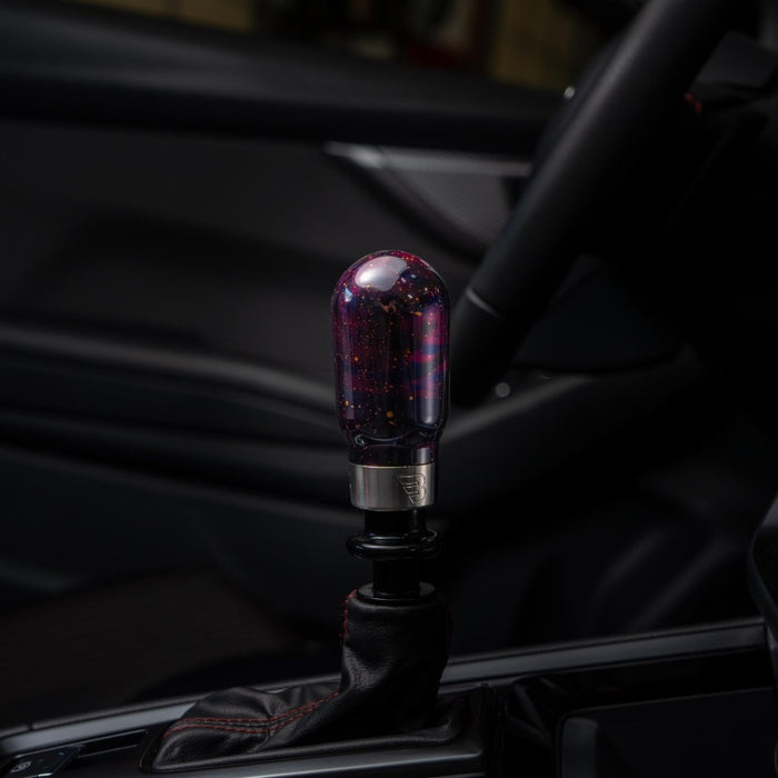Billetworkz Hybrid Shift Knob Fits Most Subaru CVT Models - Multiple Colors - BW-KNB-SUBAU-PC-HY2-PD-WB-BLK - Subimods.com