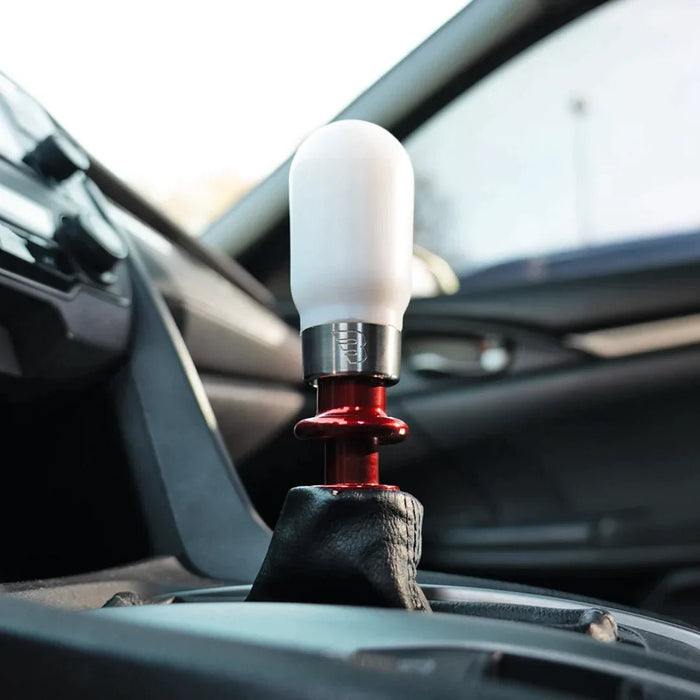 Billetworkz Hybrid Shift Knob Fits Most Subaru CVT Models - Multiple Colors - BW-KNB-SUBAU-WDP-HY2-PD-WB-BLK - Subimods.com