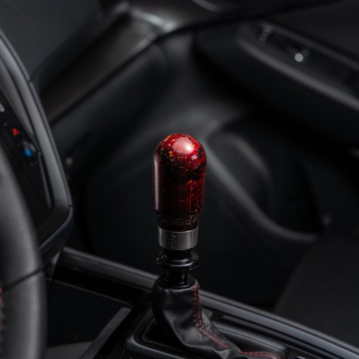 Billetworkz Hybrid Shift Knob Fits Subaru CVT Forester 19 - 24 w/ Black, White, Red, Blue or Purple Finish - BW-KNB-SUBAU-NO-RC-HY2-PU3-WB-BLK - Subimods.com