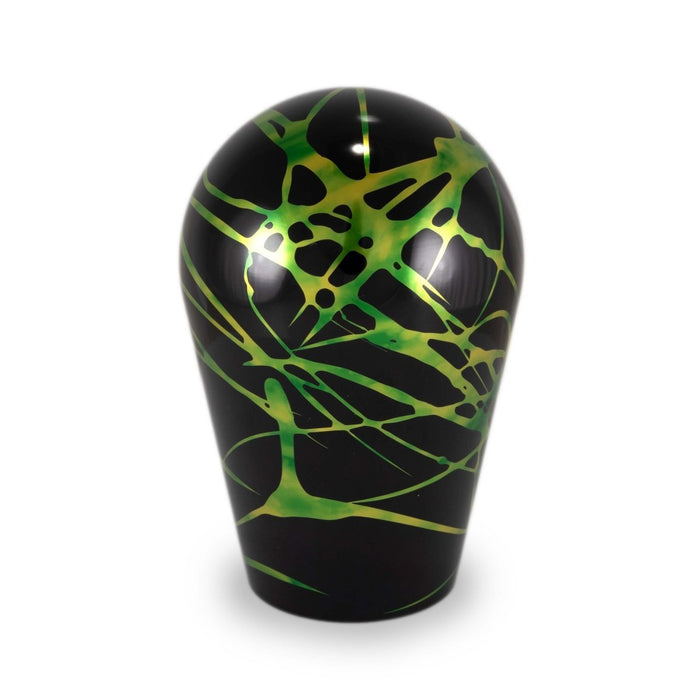 Billetworkz Manual Shift Knob Subaru STI 6-Speed - Black w/ Toxic Splash - BW-KNB-STI6-NO-BLKTS-AP - Subimods.com