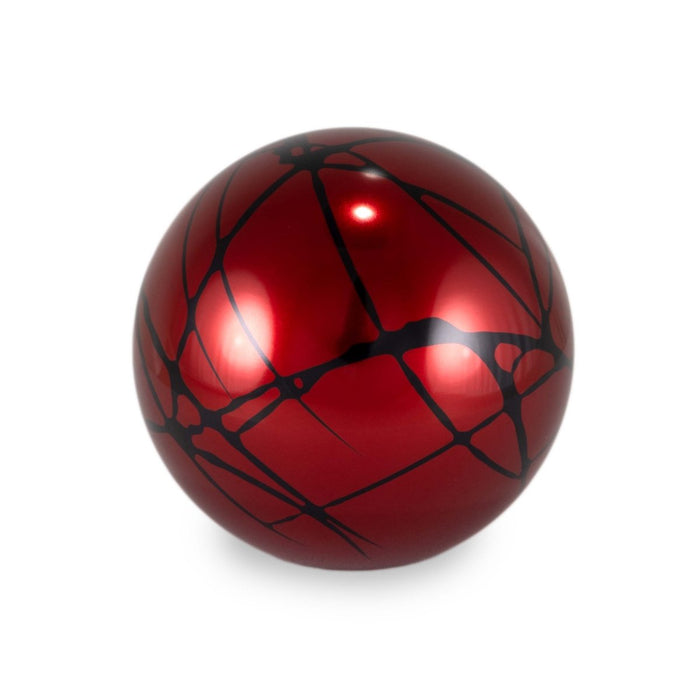 Billetworkz Manual Shift Knob Subaru STI 6 - Speed - Red w/ Black Splash - BW-KNB-STI6-NO-REDBS-SP - Subimods.com