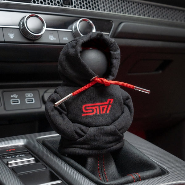 Billetworkz Shift Knob Hoodie with STI Logo — Subimods.com