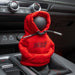 Billetworkz Shift Knob Hoodie w/ STI Logo Most Manual Subaru Models - BW-HDE-RED-STIBLK - Subimods.com