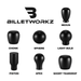 Billetworkz Titanium Shift Knob 2022-2026 BRZ / GR86 - BW-KNB-BRZ2-BLNK-TIT-SP - Subimods.com