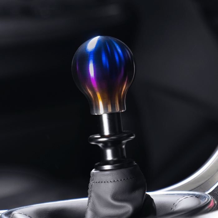 Billetworkz Titanium Torched Shift Knob Fits Most Subaru BRZ / Toyota GR86 22+ - BW-KNB-BRZ2-BLNK-TIT-LB - Subimods.com