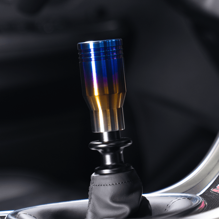 Billetworkz Titanium Torched Shift Knob Fits Most Subaru BRZ / Toyota GR86 22+ - BW-KNB-BRZ2-BLNK-TIT-PI - Subimods.com