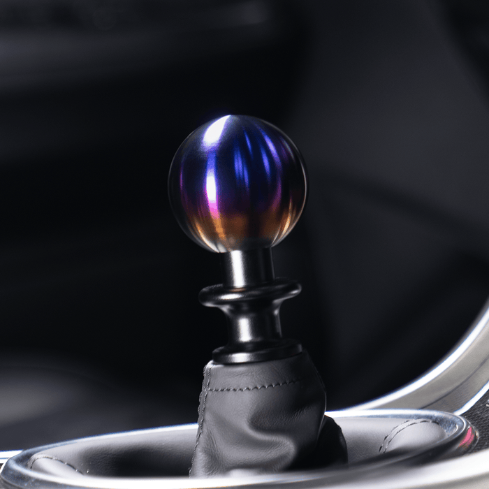 Billetworkz Titanium Torched Shift Knob Fits Most Subaru BRZ / Toyota GR86 22+ - BW-KNB-BRZ2-BLNK-TIT-SP - Subimods.com