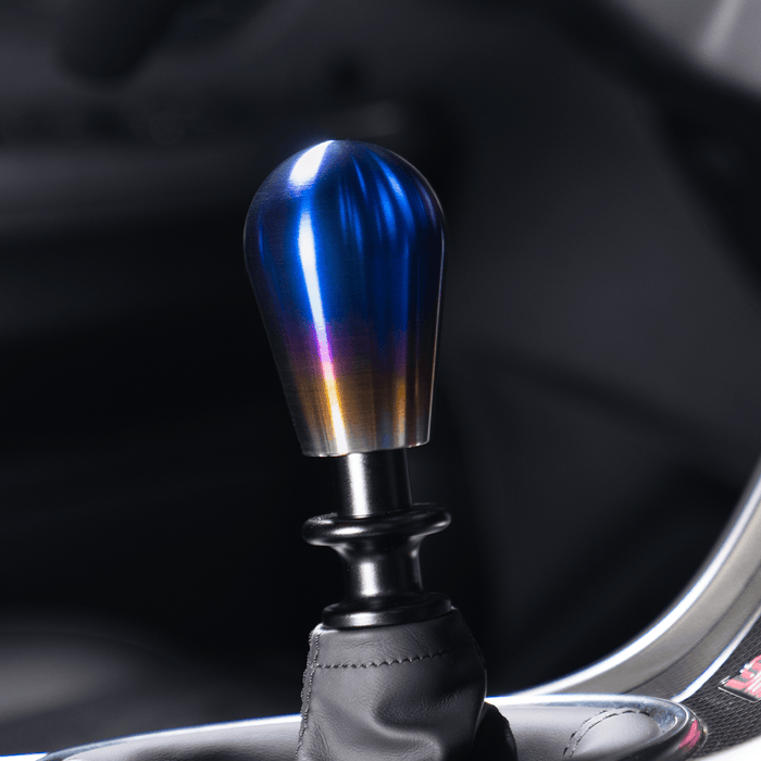 Billetworkz Titanium Torched Shift Knob Fits Most Subaru BRZ / Toyota GR86 22+ - BW-KNB-BRZ2-BLNK-TIT-TT - Subimods.com