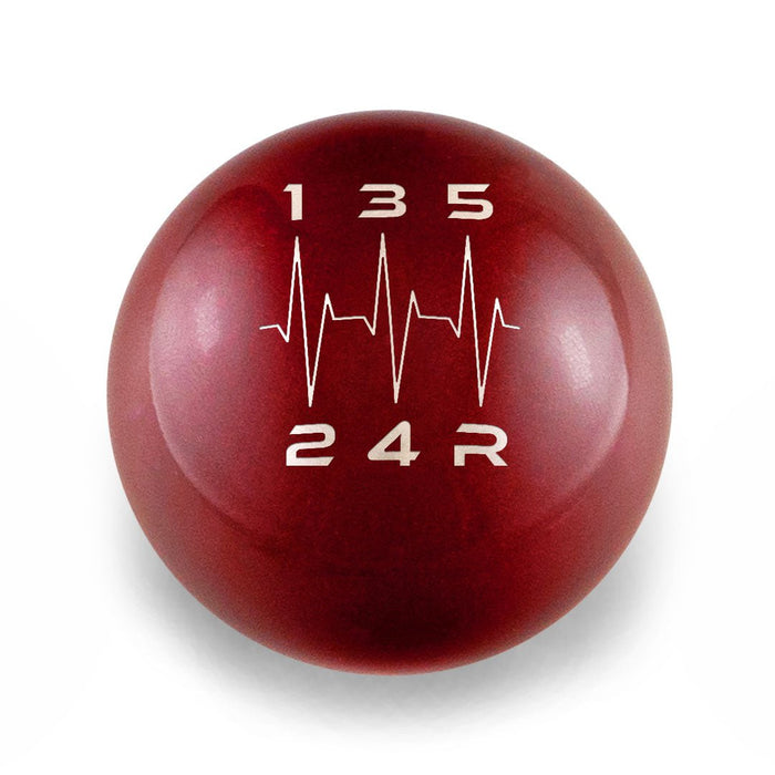 Billetworkz Weighted 5 - Speed Shift Knob Fits Most Subaru Models - BW-KNB-SUB5-HB5-CRED-SP - Subimods.com