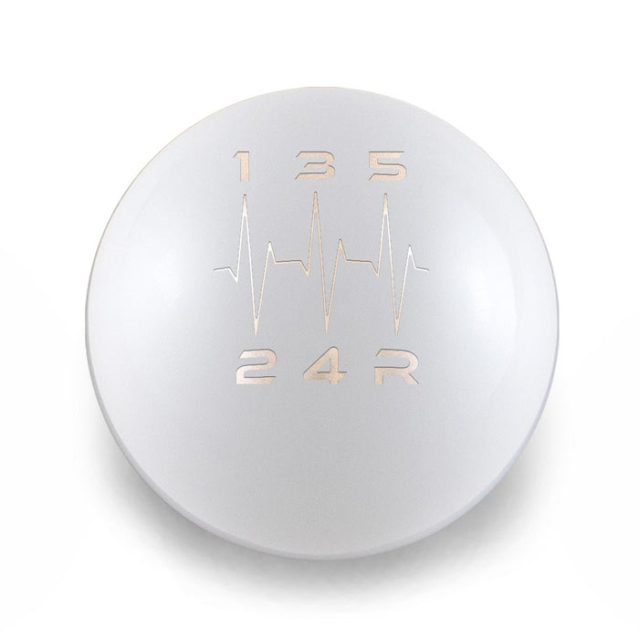 Billetworkz Weighted 5 - Speed Shift Knob Fits Most Subaru Models - BW-KNB-SUB5-HB5-GWHT-SP - Subimods.com