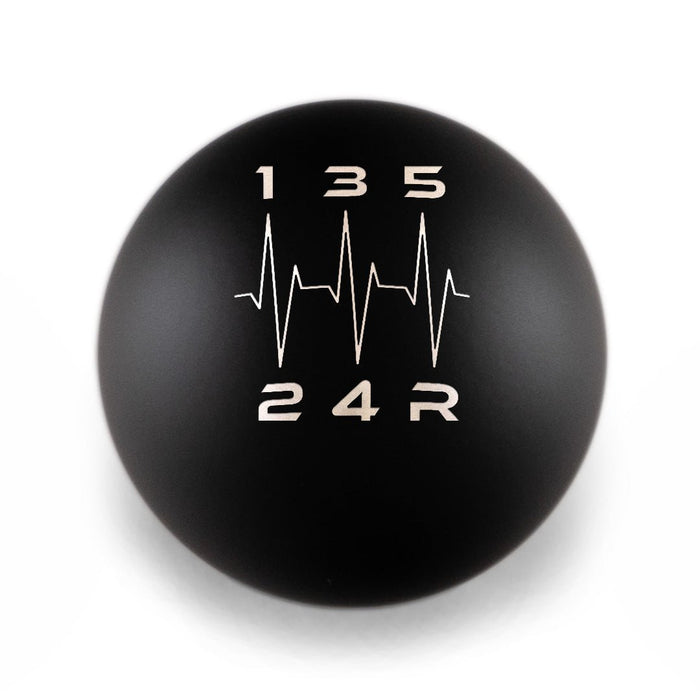 Billetworkz Weighted 5 - Speed Shift Knob Fits Most Subaru Models - BW-KNB-SUB5-HB5-MBLK-SP - Subimods.com