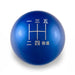 Billetworkz Weighted 5 - Speed Shift Knob Fits Most Subaru Models - BW-KNB-SUB5-JAP5-CBLU-SP - Subimods.com