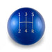 Billetworkz Weighted 5-Speed Shift Knob Fits Most Subaru Models - BW-KNB-SUB5-STD5-CBLU-AP - Subimods.com