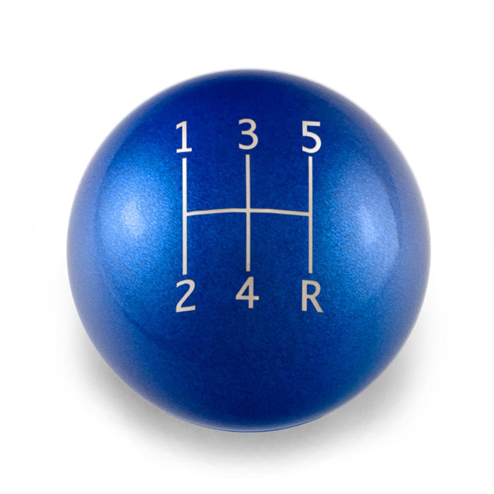 Billetworkz Weighted 5 - Speed Shift Knob Fits Most Subaru Models - BW-KNB-SUB5-STD5-CBLU-SP - Subimods.com