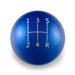 Billetworkz Weighted 5 - Speed Shift Knob Fits Most Subaru Models - BW-KNB-SUB5-STD5-CBLU-SP - Subimods.com