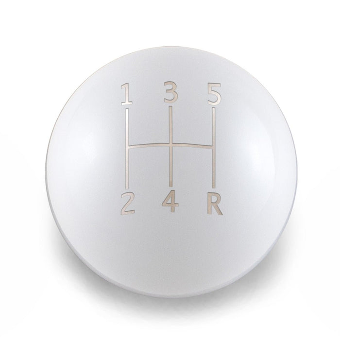 Billetworkz Weighted 5 - Speed Shift Knob Fits Most Subaru Models - BW-KNB-SUB5-STD5-GWHT-SP - Subimods.com