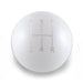 Billetworkz Weighted 5 - Speed Shift Knob Fits Most Subaru Models - BW-KNB-SUB5-STD5-GWHT-SP - Subimods.com