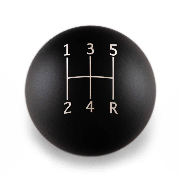 Billetworkz Weighted 5 - Speed Shift Knob Fits Most Subaru Models - BW-KNB-SUB5-STD5-MBLK-SP - Subimods.com