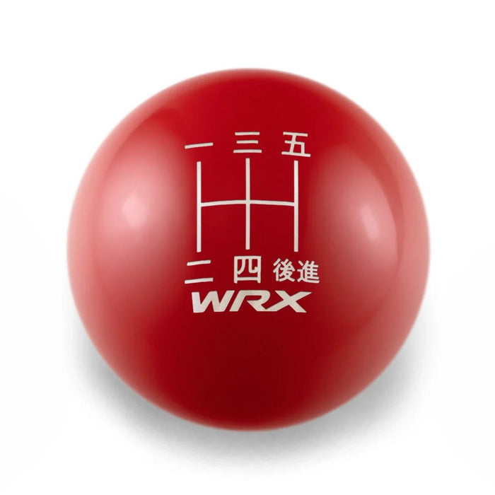 Billetworkz Weighted 5 Speed Shift Knob Fits Most Subaru WRX Models - Red - BW-KNB-WRX5-WRX5J-GRED-SP - Subimods.com