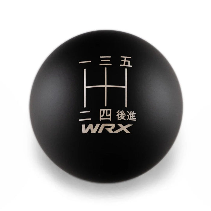 Billetworkz Weighted 5 Speed Shift Knob Fits Most Subaru WRX Models - Red - BW-KNB-WRX5-WRX5J-MBLK-SP - Subimods.com
