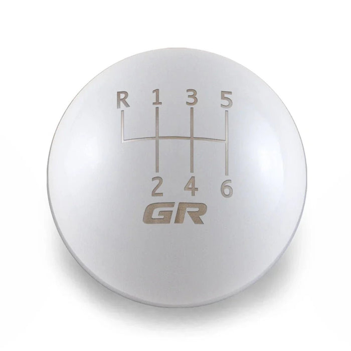 Billetworkz Weighted 6 Speed GR Shift Knob Fits Most Subaru BRZ / Toyota GR86 Models - BW-KNB-GR86-SGR86-GWHT-CK - Subimods.com