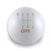 Billetworkz Weighted 6 Speed GR Shift Knob Fits Most Subaru BRZ / Toyota GR86 Models - BW-KNB-GR86-SGR86-GWHT-CK - Subimods.com