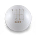 Billetworkz Weighted 6 Speed GR Shift Knob Fits Most Subaru BRZ / Toyota GR86 Models - BW-KNB-GR86-SGR86-GWHT-SP - Subimods.com